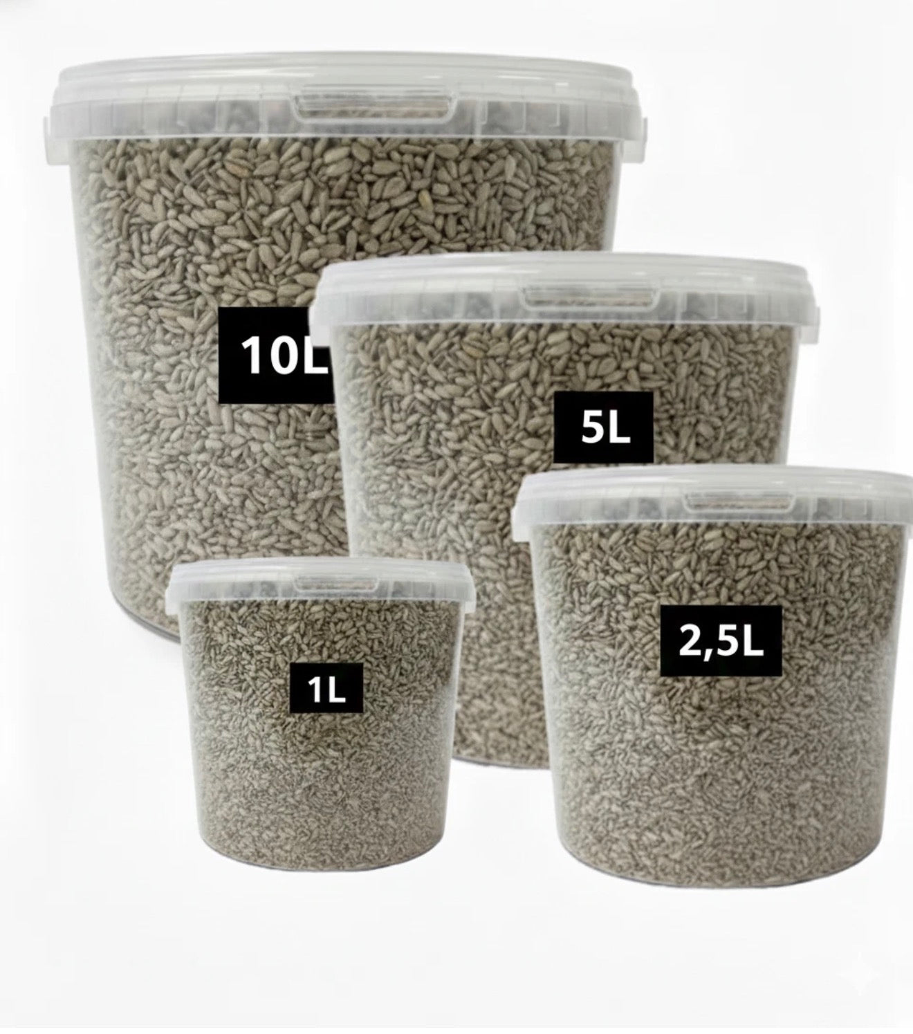 Sunflower Hearts in Tubs | Wild Bird Food, Bakery Kernels