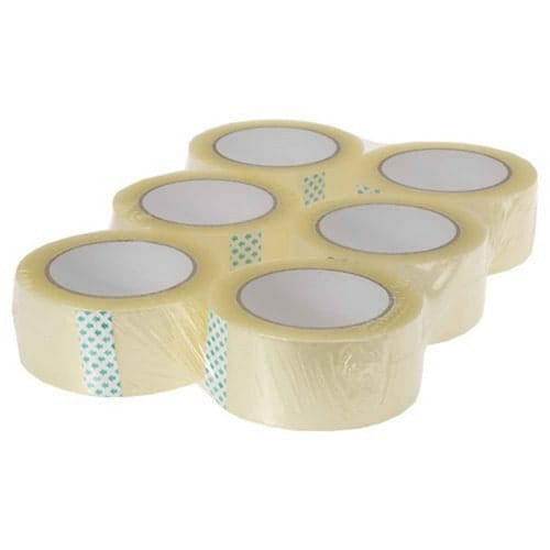 TANHO Packaging Supplies Clear Packing Tape 48mm x 66m – Pack of 6 Rolls Clear Packing Tape 48mm x 66m | Pack of 6 | UK