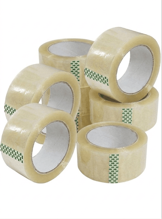 TANHO Packaging Supplies Clear Packing Tape 48mm x 66m – Pack of 6 Rolls Clear Packing Tape 48mm x 66m | Pack of 6 | UK